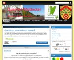 Screenshot der Website Quartier-Waldacker